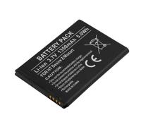 Avizar, Batteria di ricambio per HTC Desire Z Mozart 3,7V 1350mAh Li-ion, Nero