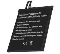 Avizar, Batteria Li-Polimero 3,85V per Xiaomi Pocophone F1 Compatibile BM4E