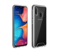 Cover Samsung Galaxy A20e Bi-materiale Collezione Cristal Trasparente