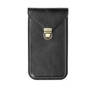 Avizar Custodia da cintura verticale per smartphone 6,7'' portacarte passante Nero