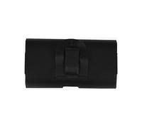 AVIZAR BELT POUCH WALLET CUSTODIA per Universale Universale, Nero