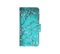 Custodia Samsung Galaxy A12 Copertina Multiscomparto Supporto Fiori Ciliegio