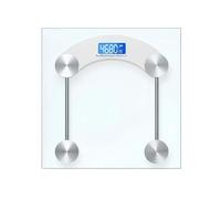 Avizar, Bilancia Elettronica Digitale 180 Kg 30 x 30 cm con Schermo LCD, Bianco
