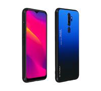 Cover rigida per Oppo A5 2020 / A9 2020 sottile con design lucido blu sfumato