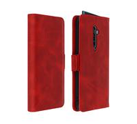 AVIZAR book CUSTODIA per Oppo Reno 2, Rosso