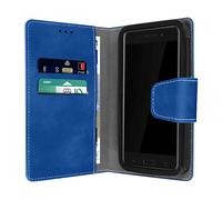 Custodia Smartphone 4.5' a 5.0' Universale Portafoglio Blu Slide Cover