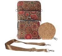 Avizar, Borsello sughero, collezione CorkInspire chiusure a zip e a scatto