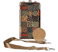 Avizar, Borsello sughero, collezione CorkMosaic, chiusura cerniera / a scatto