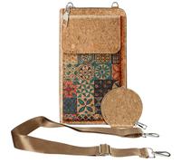 Avizar, Borsello sughero, collezione CorkMosaic chiusure cerniere / magnetica