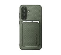 Avizar, Custodia per Galaxy A56 con Porta Carte Rimovibile, Verde scuro
