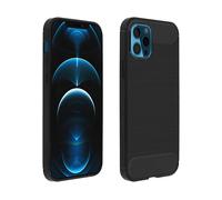 AVIZAR Carbon COVER per Apple iPhone 12 Pro Max, Nero