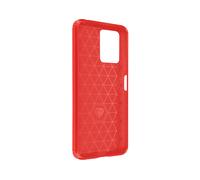 AVIZAR Carbon COVER per Xiaomi Redmi Note 12 5G, Rosso