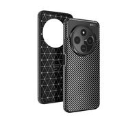 AVIZAR Carbon focus COVER per Xiaomi Poco C75, Nero