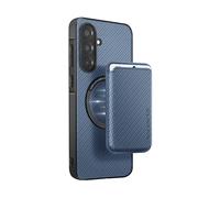 AVIZAR CARBON MAGSAFE COVER per Samsung Galaxy A36, Blu pallido