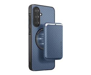 AVIZAR CARBON MAGSAFE COVER per Samsung Galaxy A36, Blu pallido