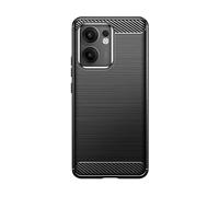 AVIZAR Carbon silicone COVER per Oppo Reno 13 F et 13 FS, Nero