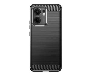 AVIZAR Carbon silicone COVER per Oppo Reno 13 F et 13 FS, Nero