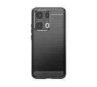 AVIZAR Carbon silicone COVER per Oppo Reno 13 Pro, Nero