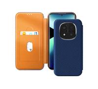 AVIZAR Carbonx RFID Custodia a libro per Xiaomi Redmi Note 14 Pro Plus, Blu