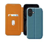 AVIZAR Carbonx RFID CUSTODIA per Apple iPhone 16, Blu