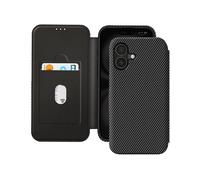 AVIZAR Carbonx RFID CUSTODIA per Apple iPhone 16, Nero