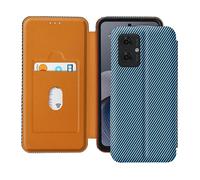 AVIZAR Carbonx RFID CUSTODIA per Motorola Moto G55, Blu