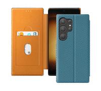 AVIZAR Carbonx RFID CUSTODIA per Samsung Galaxy S23 Ultra, Blu