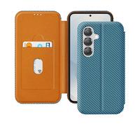 AVIZAR Carbonx RFID CUSTODIA per Samsung Galaxy S25 Plus, Blu
