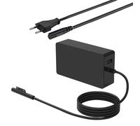 Avizar, Caricabatterie da parete per Microsoft Surface carica rapida 44W, Nero