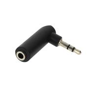 Avizar, Cavo Adattatore Audio Jack 3,5 mm a Gomito, Nero