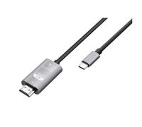 Avizar, Cavo HDMI a USB-C ad alta risoluzione 4K 60Hz da 1,8 m, Grigio