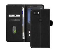 AVIZAR CHERSTERFIELD CUSTODIA A LIBRO per Google Pixel 3A, Nero