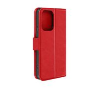 AVIZAR CHERSTERFIELD CUSTODIA A LIBRO per Xiaomi Redmi Note 13, Rosso