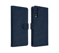 AVIZAR CHERSTERFIELD CUSTODIA per Samsung Galaxy A70, Blu notte