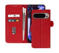 AVIZAR CHESTERFIELD CUSTODIA A LIBRO per Google Pixel 9 Pro XL, Rosso