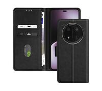 Avizar, Custodia per Honor Magic 7 Lite, Porta carte e supporto per video, Nero