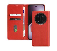 Avizar Custodia per Honor Magic 7 Lite, Porta carte e supporto per video, Rosso