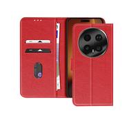 AVIZAR Chesterfield CUSTODIA A LIBRO per Honor Magic 8 Pro, Rosso