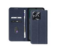 AVIZAR Chesterfield CUSTODIA A LIBRO per Honor X5c Plus 4G, Blu notte