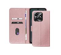 AVIZAR Chesterfield CUSTODIA A LIBRO per Honor X5c Plus 4G, Rosa