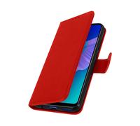 AVIZAR CHESTERFIELD CUSTODIA A LIBRO per Huawei P40 Lite E, Rosso
