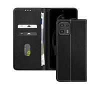 AVIZAR CHESTERFIELD CUSTODIA A LIBRO per Motorola Edge 20 Lite, Nero