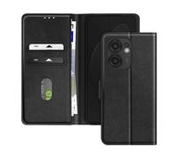 AVIZAR CHESTERFIELD CUSTODIA A LIBRO per Oppo Reno 13 F et 13 FS, Nero
