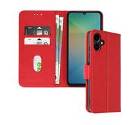 AVIZAR CHESTERFIELD CUSTODIA A LIBRO per Samsung Galaxy A06, Rosso