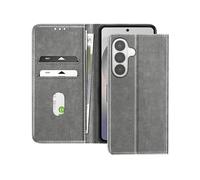 AVIZAR Chesterfield CUSTODIA A LIBRO per Samsung Galaxy S26 Plus, Grigio