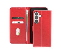 AVIZAR Chesterfield CUSTODIA A LIBRO per Samsung Galaxy S26, Rosso