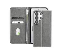 AVIZAR Chesterfield CUSTODIA A LIBRO per Samsung Galaxy S26 Ultra, Grigio