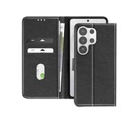 AVIZAR Chesterfield CUSTODIA A LIBRO per Samsung Galaxy S26 Ultra, Nero