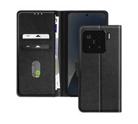 AVIZAR CHESTERFIELD CUSTODIA A LIBRO per Xiaomi 15, Nero