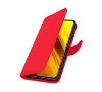 AVIZAR CHESTERFIELD CUSTODIA A LIBRO per Xiaomi Poco X3 Pro, Rosso